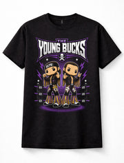 Young Bucks AEW Matt Nick Jackson Elite Tag Team Wrestling Pop Unisex T-Shirt
