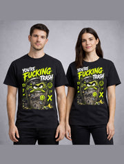 You're Trash Oscar The Grouch Funny Monster Graffiti Cartoon Unisex T-Shirt