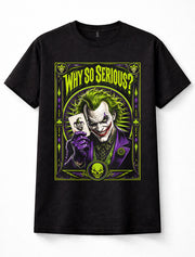 Batman Joker Why So Serious DC Comics Villain Graphic Unisex T-Shirt