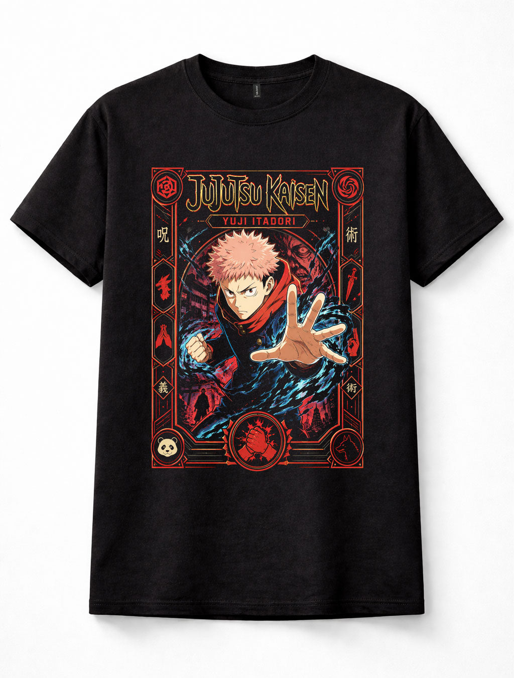 Jujutsu Kaisen Yuji Itadori Sukuna Cursed Energy Anime Manga Unisex T-Shirt