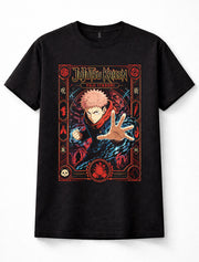 Jujutsu Kaisen Yuji Itadori Sukuna Cursed Energy Anime Manga Unisex T-Shirt