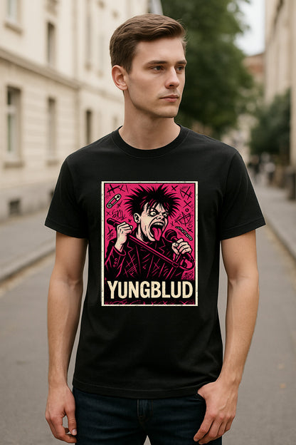 YUNGBLUD Unisex T-Shirt – Bold Punk Rock Band Streetwear Graphic Tee