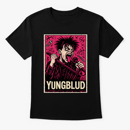 YUNGBLUD Unisex T-Shirt – Bold Punk Rock Band Streetwear Graphic Tee