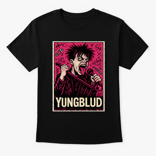 YUNGBLUD Unisex T-Shirt – Bold Punk Rock Band Streetwear Graphic Tee