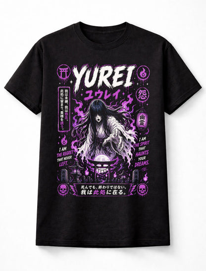 Yurei Japanese Ghost Horror Anime Gothic Graphic Unisex T-Shirt