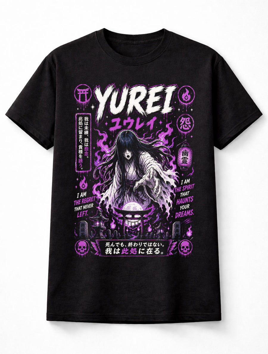 Yurei Japanese Ghost Horror Anime Gothic Graphic Unisex T-Shirt