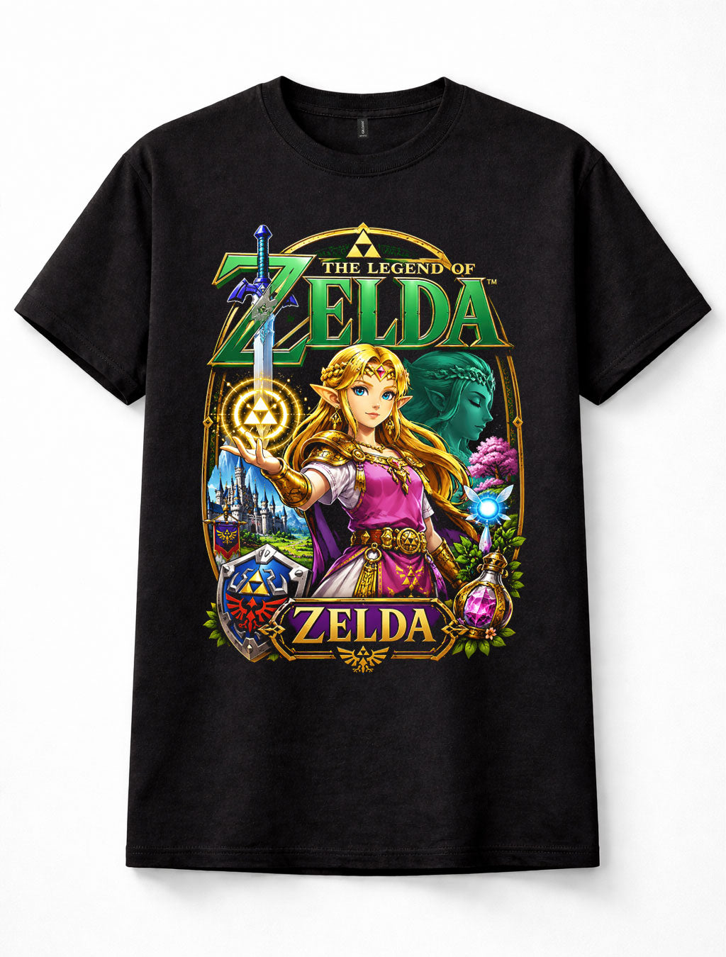 The Legend Of Zelda Princess Zelda Hyrule Gaming Unisex T-Shirt