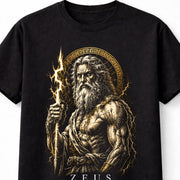 Zeus Greek God of Thunder Lightning Mythology Unisex T-Shirt
