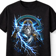 Zeus Greek God Lightning Thunder Mythology Graphic Unisex T-Shirt
