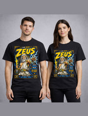 Zeus Greek God of Thunder Olympus Lightning Unisex T-Shirt