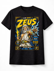 Zeus Greek God of Thunder Olympus Lightning Unisex T-Shirt