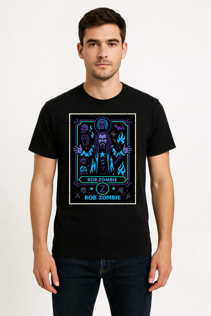 Rob Zombie Retro Horror Rock Unisex T-Shirt Industrial Metal Music Tee